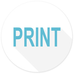 print flat design modern icon