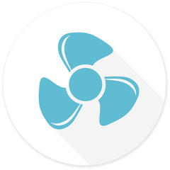 fan flat design modern icon