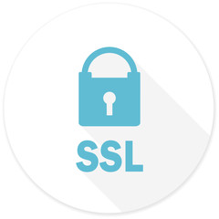 ssl flat design modern icon