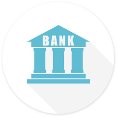 bank flat design modern icon