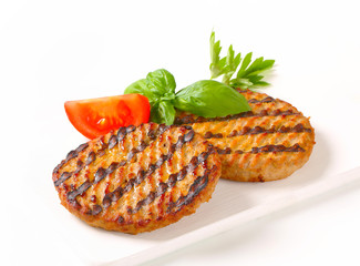 Grilled burgers