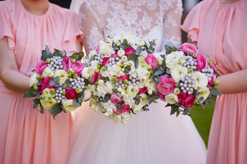 Wedding bouquet close-up
