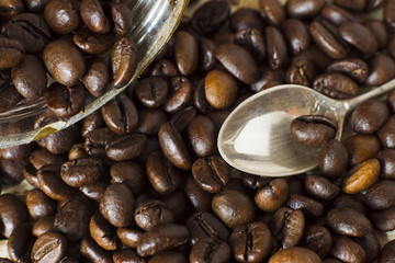 Coffee beans.