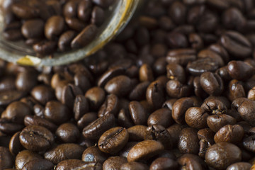 Coffee beans.