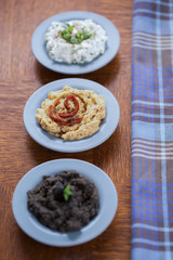 Vegetable pastes for lunch