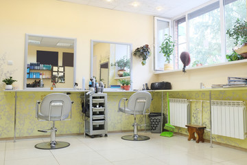 interior of a beauty salon