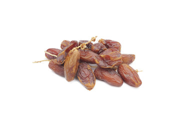 Dates isolated on white background