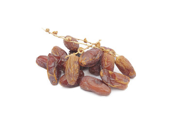 Dates isolated on white background