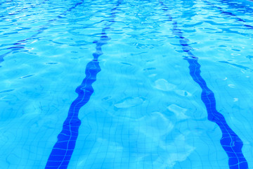 Pool water reflecting in the sun