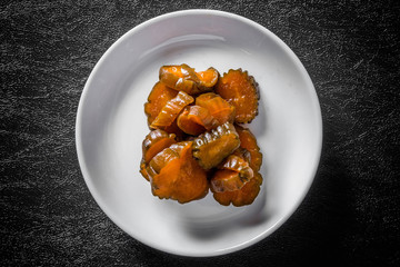 漬け物　きゅうりのしょうゆ漬 pickle japanese food