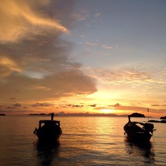 Sunrise and boats 2