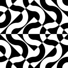Seamless Curved Shape Pattern