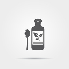 Herbal medicine icon