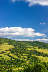 Beautiful panoramic mountain landscape