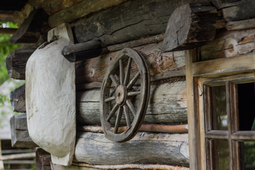 Fototapeta premium Old traditional wooden house.