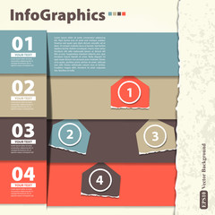 Modern Design template with infographics