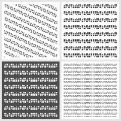 Vector background pattern combo endless squares repeat two