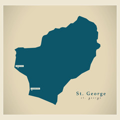 Modern Map - St. George DM