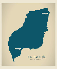 Modern Map - St. Patrick DM