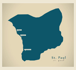 Modern Map - St. Paul DM