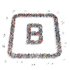 group  people  shape  letter
