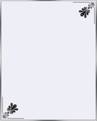 Simple decorative frame.