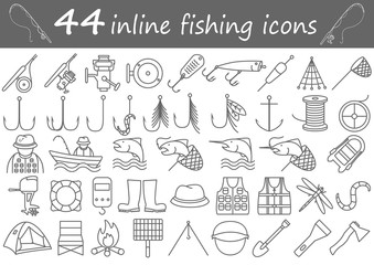 fishing iline icons