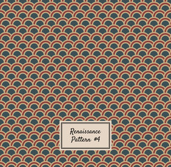 Vector seamless rich background in Renaissance style