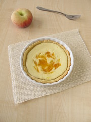 Quark-Pfirsich-Tarte