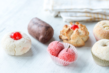 Italian almonds pastries