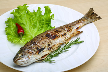 Grilled trout