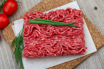 Raw minced meat