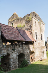 Fototapeta na wymiar Teile der Burg Schaumburg - Austria