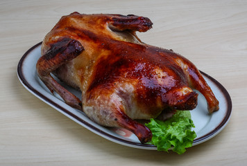 Roasted duck
