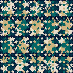 Fototapeta na wymiar seamless pattern with colored stars