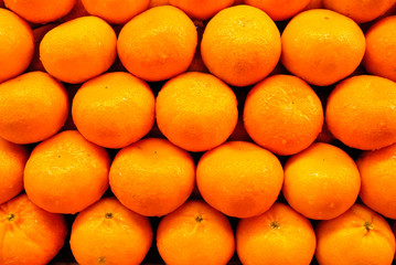 Fresh orange with water splash for use as Background.