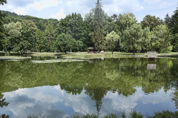 Fototapeta premium Lake Park Schonborn
