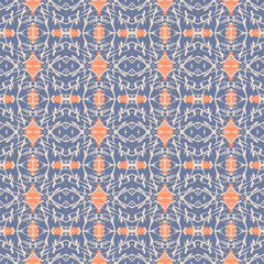 Seamless pattern.
Hand drawn seamlessly repeating ornamental wallpaper or textile pattern.Drop this into your swatches palette and fill your shapes with the pattern. 
