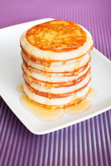 Typical american pancakes