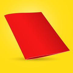 Vector magazine template