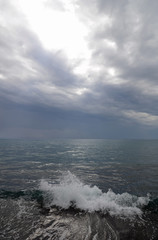 Wolken am Mittelmeer