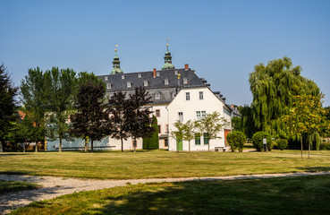 Fototapeta na wymiar Garten Schloss Blankenhain 01