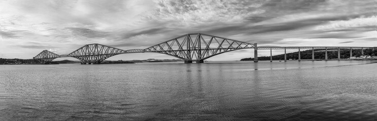 The Forth Bridge, Edinburgh, Scotland - panorama