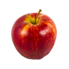 red apple isolated on white