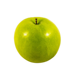 green apple isolated on white