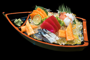 Sashimi seafood