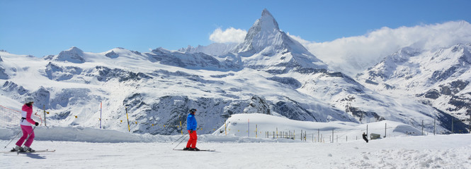 Skiën bij Matterhorn