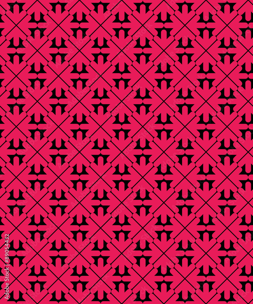 Poster bright abstract seamless pattern with red arrows. vector wallpap