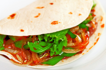 Vegetarian Tortilla Wrap