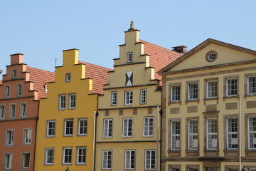 Fototapeta na wymiar Alte Häuser in Osnabrück